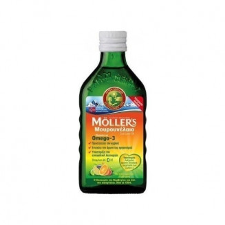 Mollers Μουρουνέλαιο Ωμέγα 3 Με Γεύση Tutti Frutti 250ml