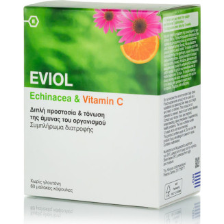 EVIOL ECHINACEA & VITAMIN C S. ( 60 CAPS )