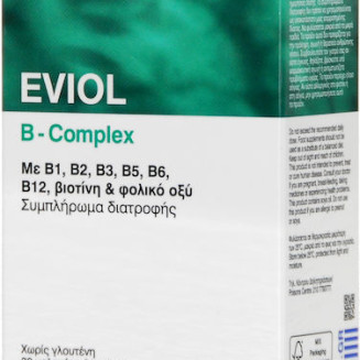 EVIOL B-COMPLEX S.ΒΙΤΑΜΙΝΗ Β 30 ΚΑΨΟΥΛΕΣ