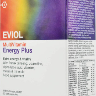 EVIOL MULTIVITAMIN ENERGY PLUS S. ΠΟΛΥΒΙΤΑΜΙΝΕΣ 30 ΚΑΨΟΥΛΕΣ