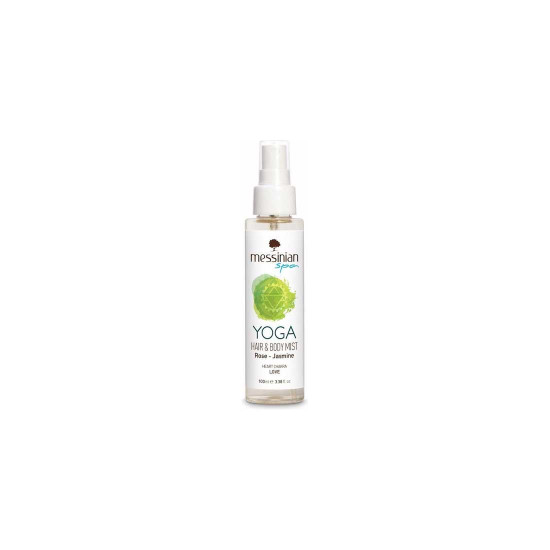 MESSINIAN SPA HAIR & BODY MIST ROSE - JASMINE 100ML / YOGA HEART CHAKRA