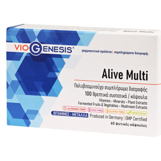 VIOGENESIS ALIVE MULTI 60CAPS