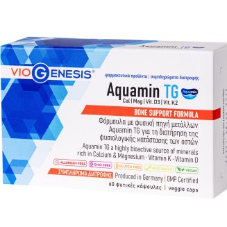 VIOGENESIS AQUAMIN TG (CAL/MAG/D3/K2) 60CAPS