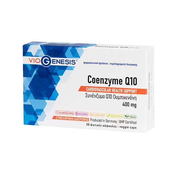 VIOGENESIS COENZYME Q10 400mg 30softgels