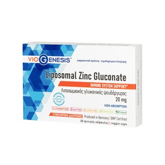 VIOGENESIS LIPOSOMAL ZINC GLUCONATE 30CAPS