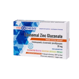 VIOGENESIS LIPOSOMAL ZINC GLUCONATE 30CAPS