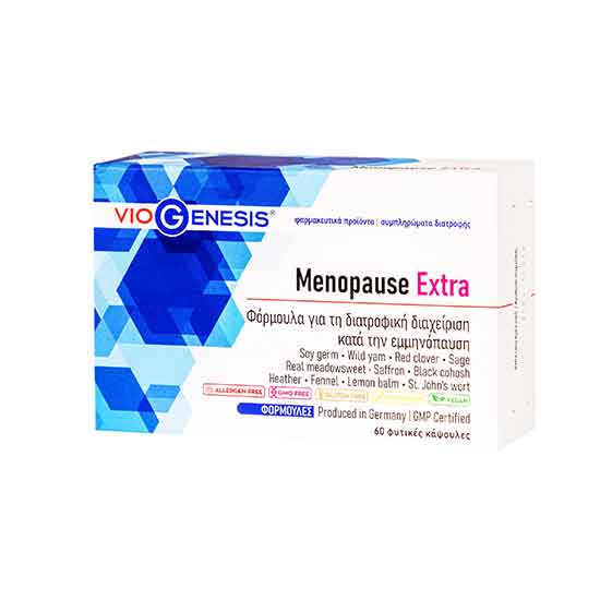 VIOGENESIS MENOPAUSE EXTRA 60CAPS