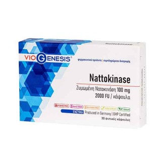 VIOGENESIS NATTOKINASE 30CAPS