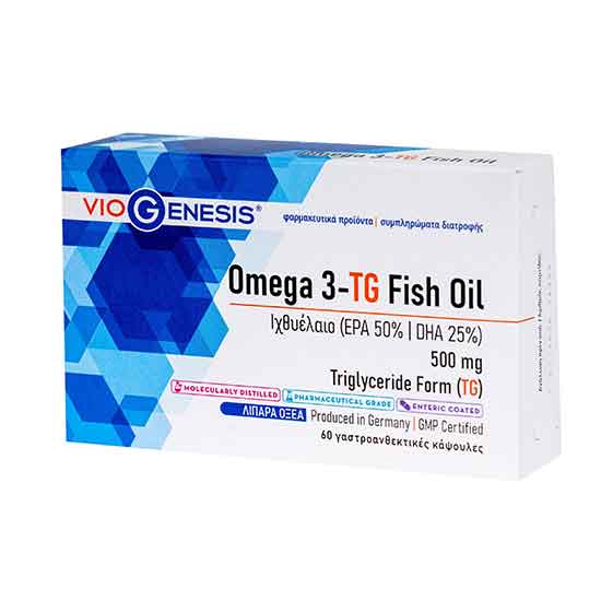 VIOGENESIS OMEGA 3-TG FISH OIL 500MG