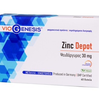 VIOGENESIS ZINC CITRATE DEPOT 30MG 60TABS