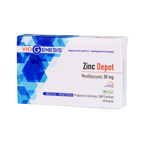 VIOGENESIS ZINC CITRATE DEPOT 30MG 60TABS