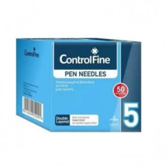 Controlfine Pen Needles Βελόνες Ινσουλίνης 5mmx31g 50Τεμ
