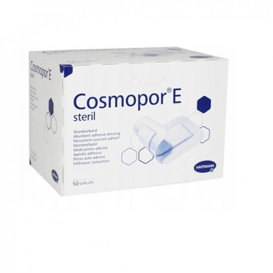 Cosmopor E γάζα, αυτοκόλλητη, αποστειρωμένη, 7,2x5cm 50Τεμ - HARTMANN