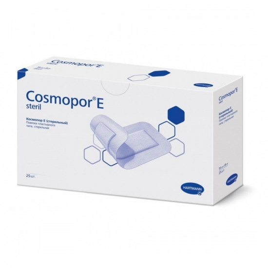 Cosmopor E γάζα, αυτοκόλλητη, αποστειρωμένη, 10x35cm 25Τεμ - HARTMANN