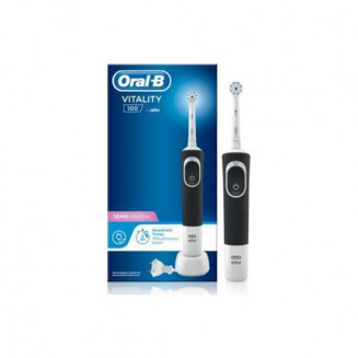 Oral B Vitality Οδοντόβουρτσα Ηλεκτρική Μαύρη
