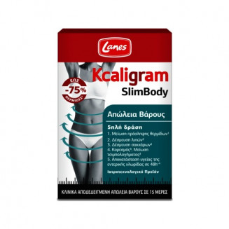 Lanes Kcaligram Slimbody Συμπλήρωμα Διατροφής Για Βελτίωση Σιλουέτας 60 Ταμπλέτες