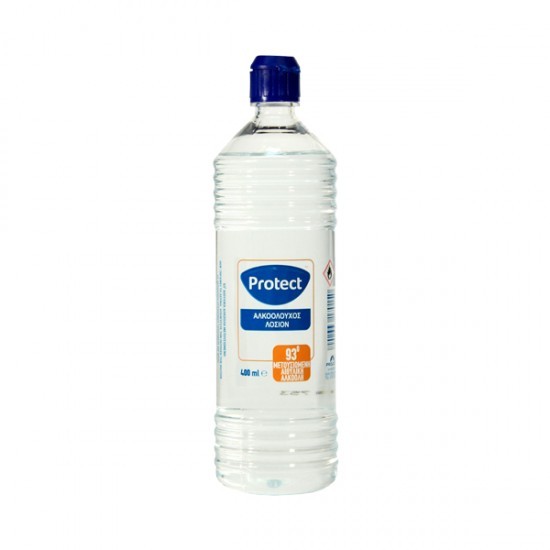 Protect Αλκοολουχος Λοσιόν 93 Βαθμών 400ml